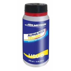 Ceara lichida Holmenkol Alphamix YELLOW Liquid, temperatura zapada 0 si -4 grade C, 250ml