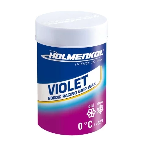 Ceara schi fond Holmenkol Grip VIOLET, 45g, temperatura de 0°C