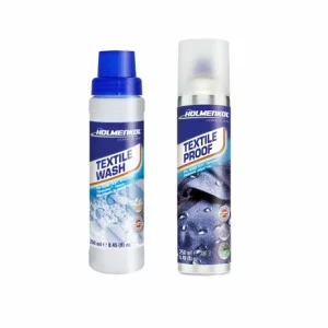Pachet detergent si solutie de impermeabilizare echipament ski/snowboard/outdoor HOLMENKOL Wash-Proof Pack, 2x 250ml