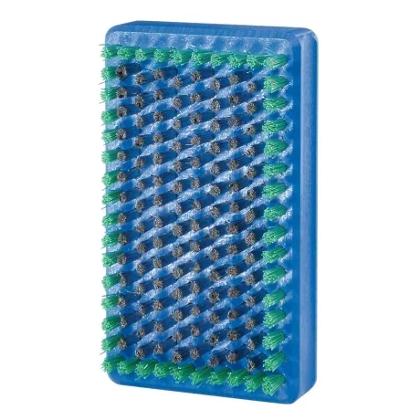 Perie dreptunghiulara ultra-fina din otel, Holmenkol BaseBrush Steel MicroFinish, dimensiune 125 x 70mm, fir 12mm