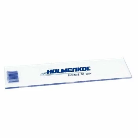 Racleta indepartare surplus ceara pentru snowboard, Holmenkol Plastic Plexi Scraper, 330 x 40 x 6 mm